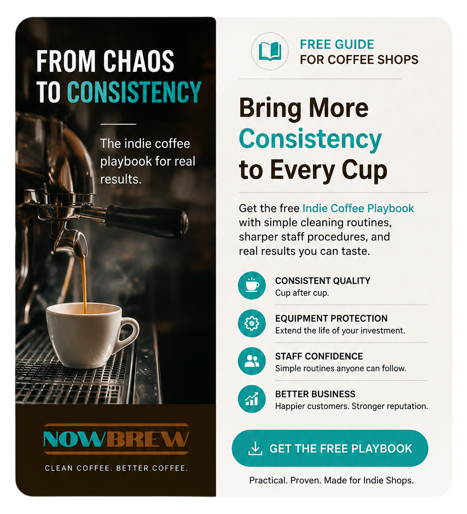 Download the free From Chaos to Consistency coffee playbook